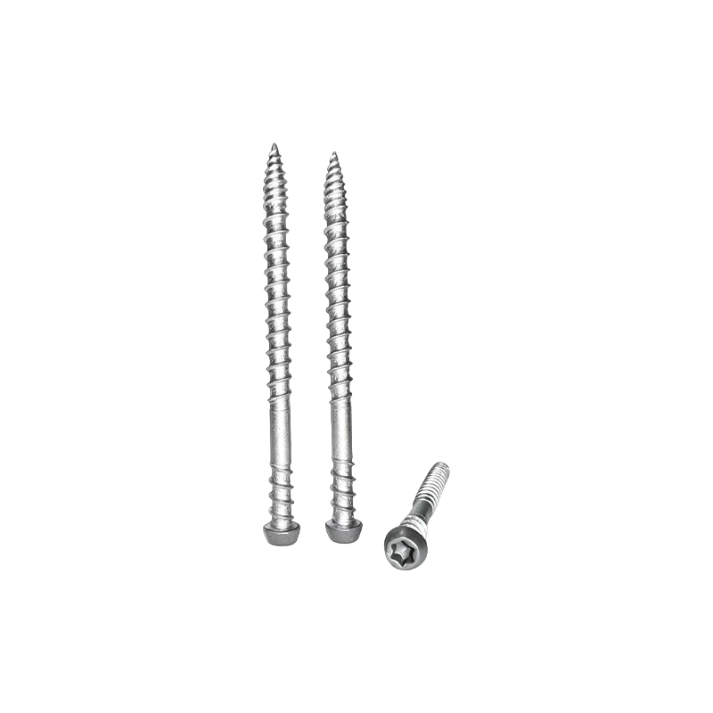 Tornillo autorroscante de seis lóbulos con cabeza plana pequeña